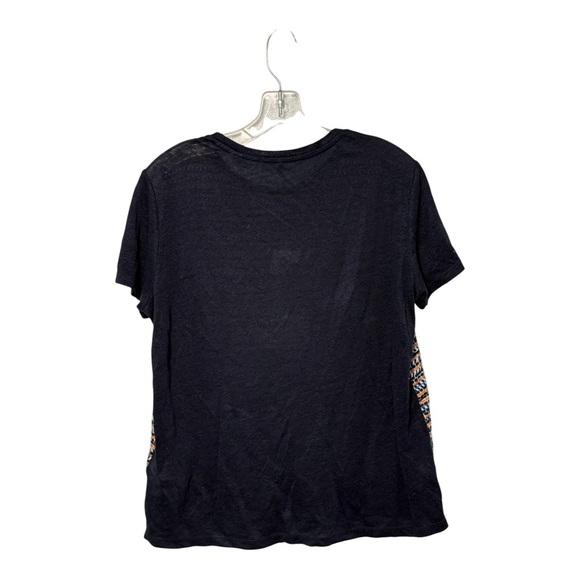 Scotch & Soda Maison Scotch Raffia Town Top XS Mixed Print Polyester Linen - Picture 2 of 10